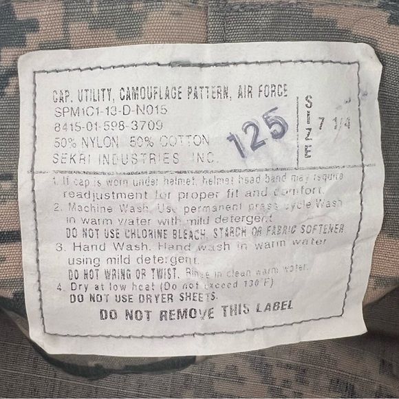 Air Force Camouflage Hat - Picture 11 of 11
